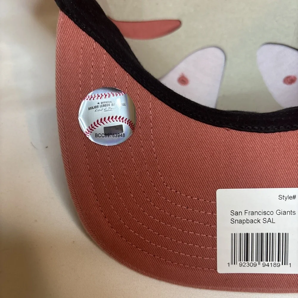 '47 FORTY SEVEN San Francisco Giants Snapback Hat Pink MLB‎ NWT